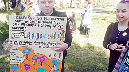 Klasės pristatė taupymo idėjas