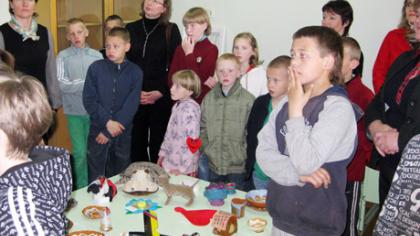 Atidaryta mokinių darbelių paroda