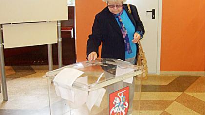 Aktyviausiai balsavo gražiškiečiai