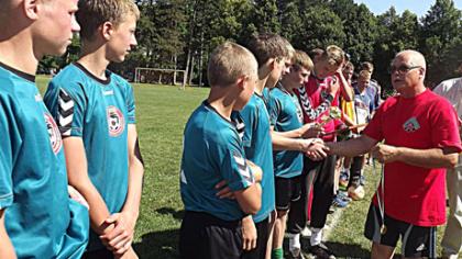 Futbolo čempionate triumfavo žagariečiai