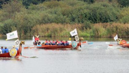 Talkšos ežere varžėsi „Vikingai“