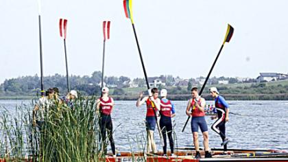 Savaitgalį rungėsi irkluotojai