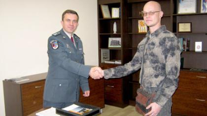 Kilnų poelgį primins Angelo sargo statulėlė