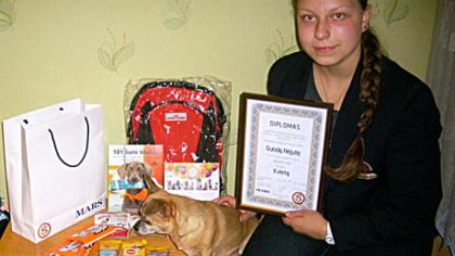 Gimnazistė – respublikinio konkurso laureatė