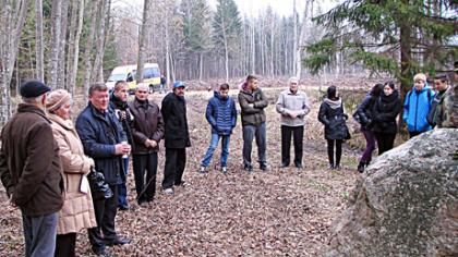 Aplankė rajono partizanų veiklos vietas