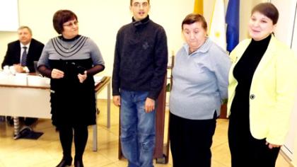 Tarybą pasveikino neįgaliųjų centras