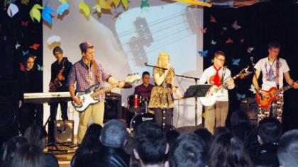 Gimnazijoje vėl kilo ,,Muzikos dirižablis“