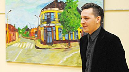 Savivaldybės stipendininkas kūrė Joniškio vaizdus