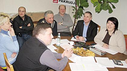 Pa­kruojo  so­cial­de­mok­ra­tų mažėja