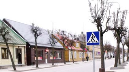 Mies­tas nu­švi­to tris­pal­vė­mis