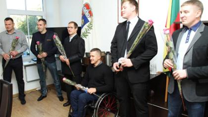Pagerbti neįgalieji sportininkai