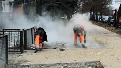 Naujas šaligatvis – prie bažnyčios