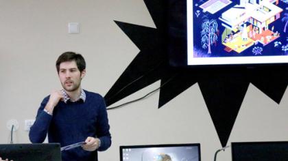 Komiksų centre lankėsi iliustratorius iš Prancūzijos